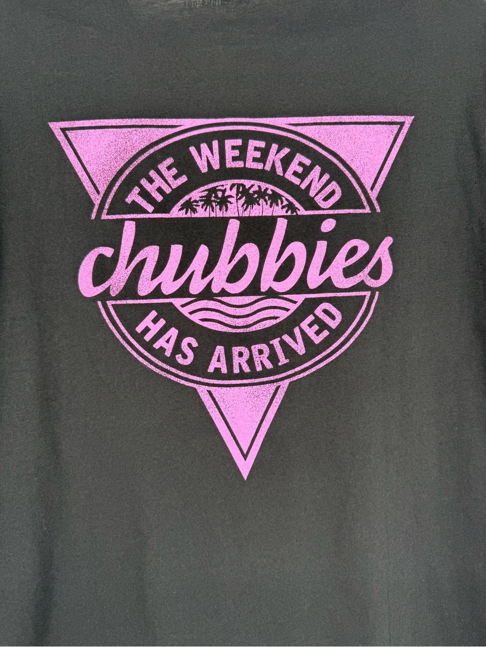 Chubbies Graphic T Shirt Weekend Has Arrived Casual Streetwear Crew Neck Medium - Picture 5 of 9